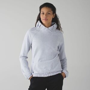 Lululemon After All Pullover Heathered Cool Breeze